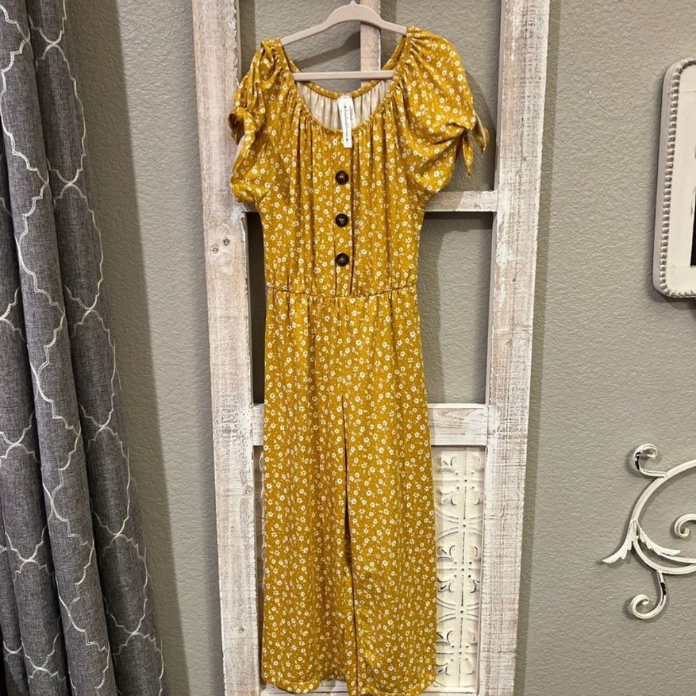 Sz 6 New (NWOT) Heart and Arrow Girl's Super Soft Jumpsuit: Size 6